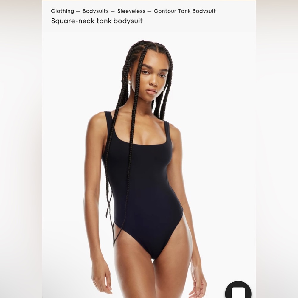 **On hold**Aritzia- Babaton black bodysuit (Lg)